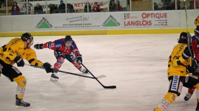 Photo hockey match Angers  - Rouen le 12/01/2018