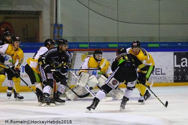 Photo hockey match Rouen - Strasbourg  le 16/01/2018