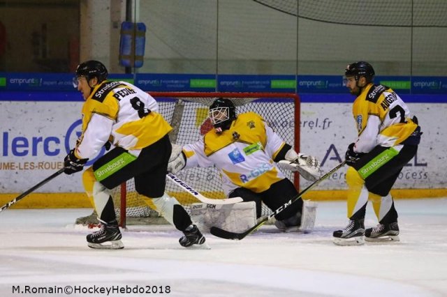 Photo hockey match Rouen - Strasbourg  le 16/01/2018