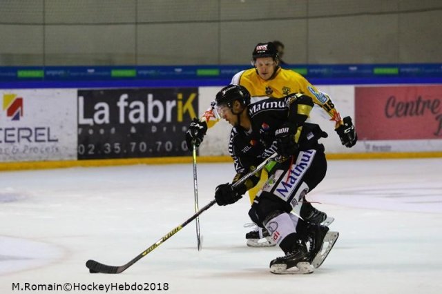 Photo hockey match Rouen - Strasbourg  le 16/01/2018