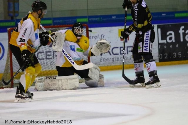Photo hockey match Rouen - Strasbourg  le 16/01/2018