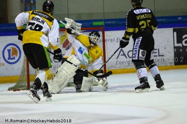Photo hockey match Rouen - Strasbourg  le 16/01/2018