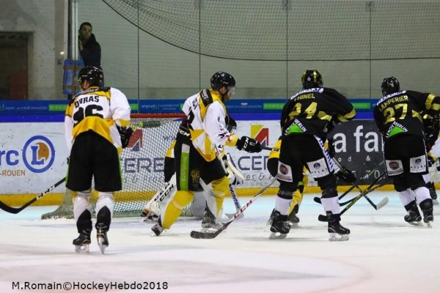Photo hockey match Rouen - Strasbourg  le 16/01/2018