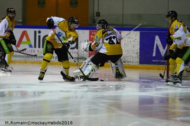 Photo hockey match Rouen - Strasbourg  le 16/01/2018