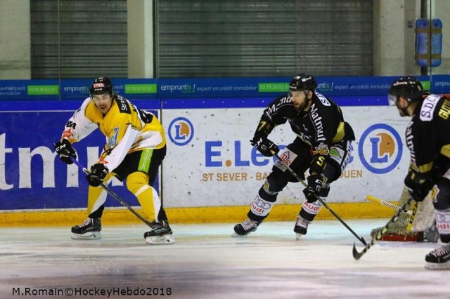 Photo hockey match Rouen - Strasbourg  le 16/01/2018