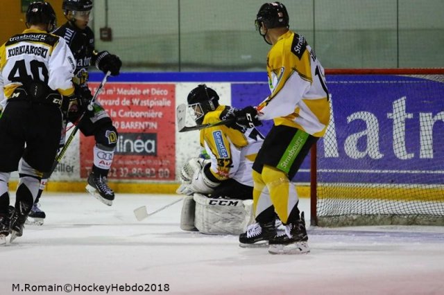 Photo hockey match Rouen - Strasbourg  le 16/01/2018