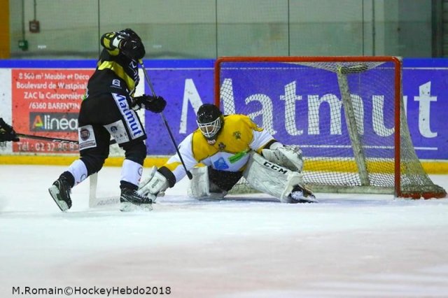 Photo hockey match Rouen - Strasbourg  le 16/01/2018
