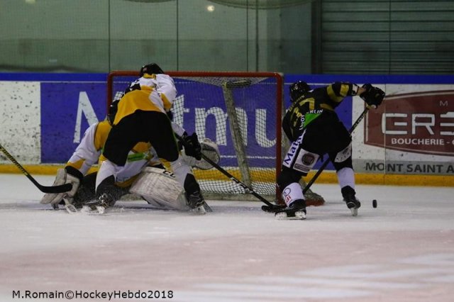 Photo hockey match Rouen - Strasbourg  le 16/01/2018