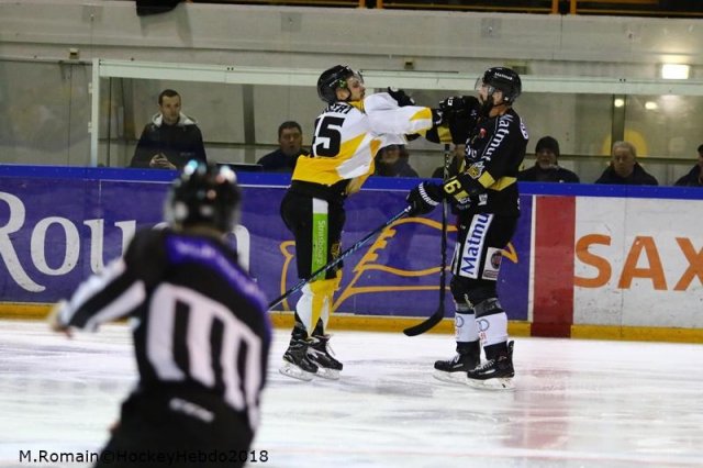 Photo hockey match Rouen - Strasbourg  le 16/01/2018