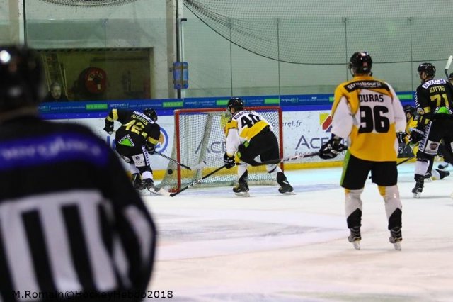 Photo hockey match Rouen - Strasbourg  le 16/01/2018
