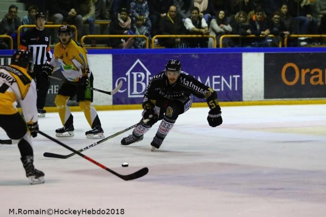 Photo hockey match Rouen - Strasbourg  le 16/01/2018