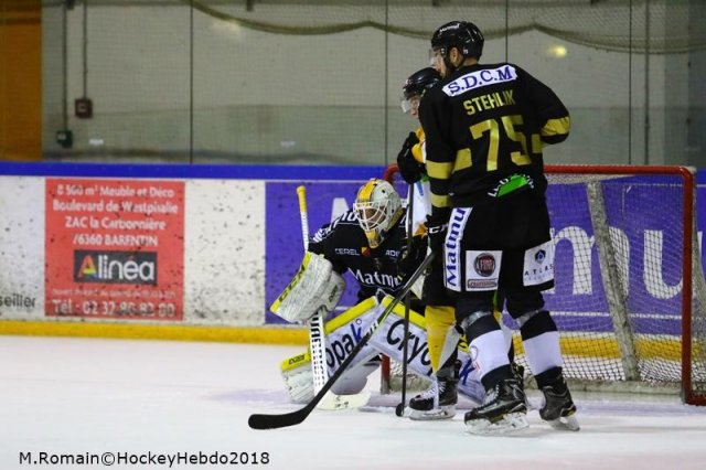 Photo hockey match Rouen - Strasbourg  le 16/01/2018