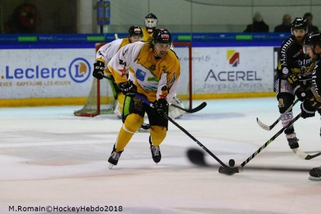 Photo hockey match Rouen - Strasbourg  le 16/01/2018