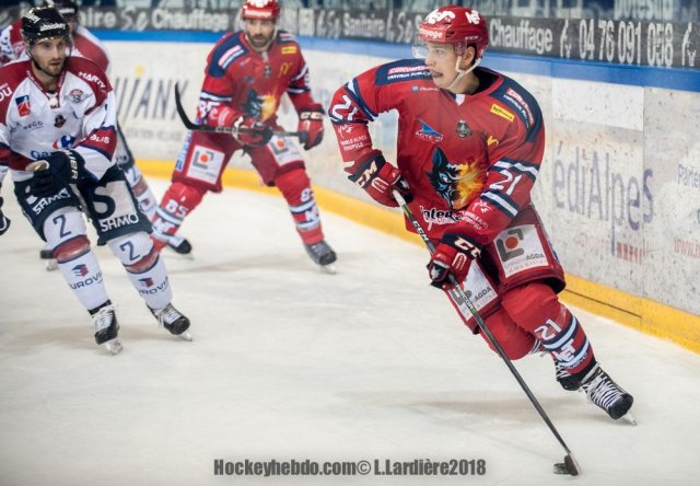 Photo hockey match Grenoble  - Angers  le 16/01/2018