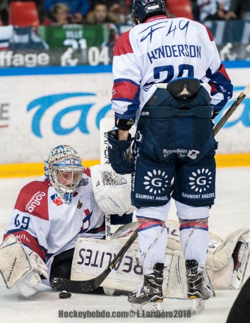 Photo hockey match Grenoble  - Angers  le 16/01/2018