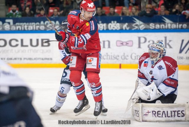 Photo hockey match Grenoble  - Angers  le 16/01/2018