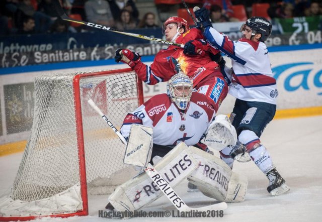 Photo hockey match Grenoble  - Angers  le 16/01/2018