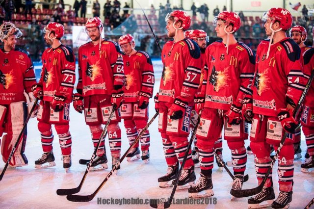 Photo hockey match Grenoble  - Angers  le 16/01/2018