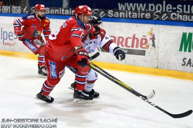 Photo hockey match Grenoble  - Angers  le 16/01/2018