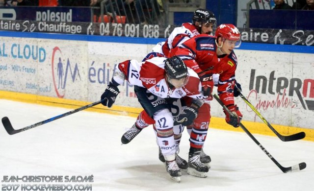Photo hockey match Grenoble  - Angers  le 16/01/2018