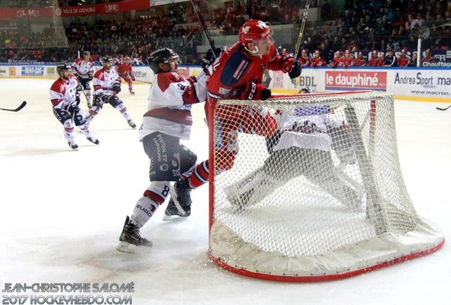 Photo hockey match Grenoble  - Angers  le 16/01/2018