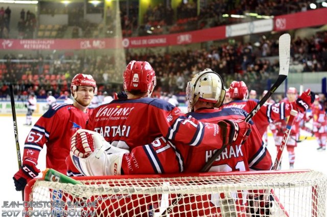 Photo hockey match Grenoble  - Angers  le 16/01/2018
