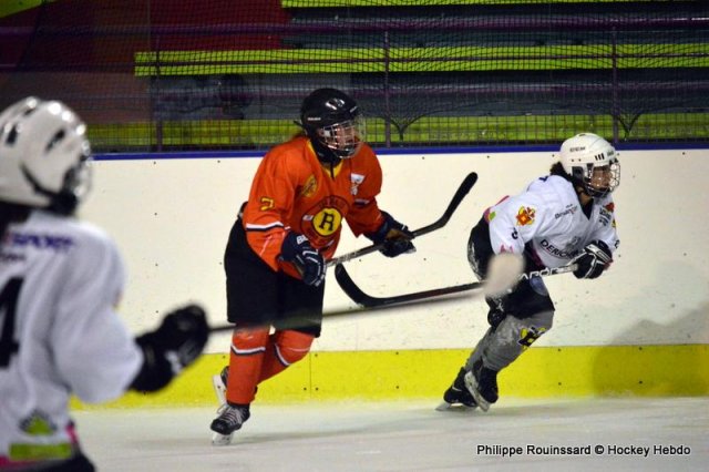 Photo hockey reportage Fem Elite : L'Aigle résiste aux Rafales
