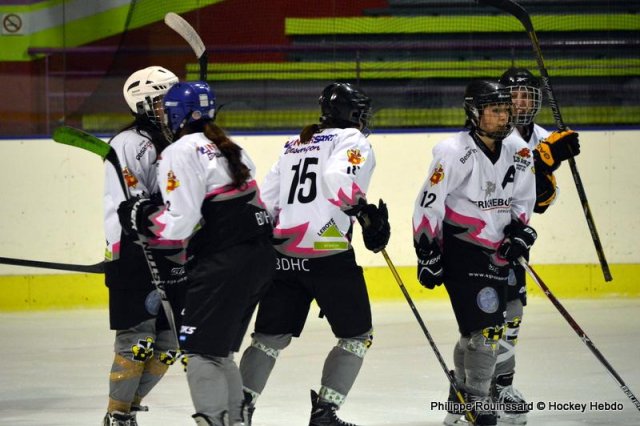 Photo hockey reportage Fem Elite : L'Aigle résiste aux Rafales