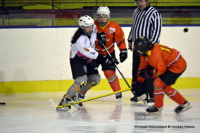 Photo hockey reportage Fem Elite : L'Aigle résiste aux Rafales