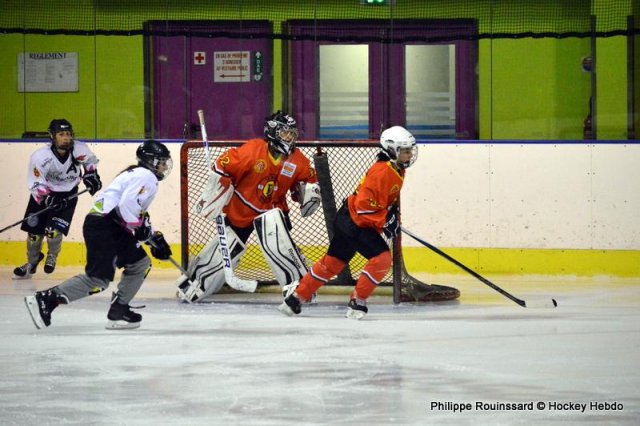 Photo hockey reportage Fem Elite : L'Aigle résiste aux Rafales
