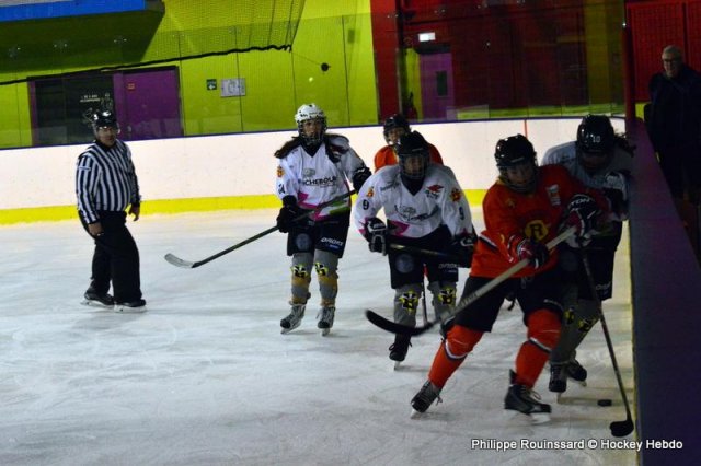 Photo hockey reportage Fem Elite : L'Aigle résiste aux Rafales