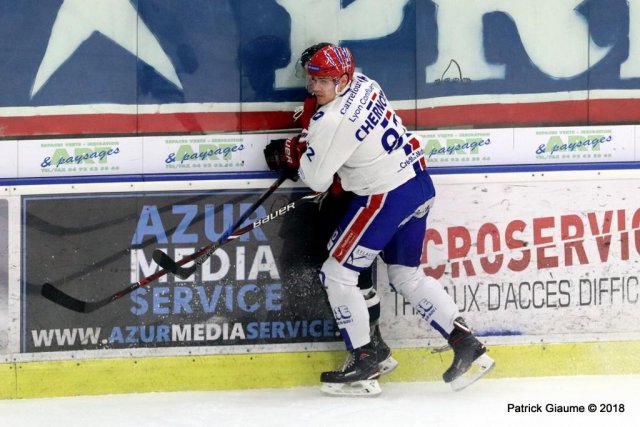 Photo hockey match Nice - Lyon le 19/01/2018