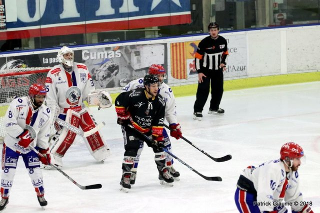 Photo hockey match Nice - Lyon le 19/01/2018