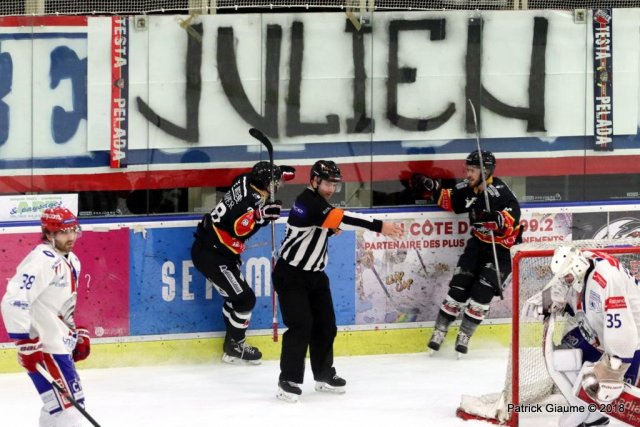 Photo hockey match Nice - Lyon le 19/01/2018