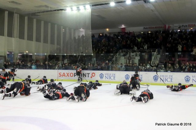 Photo hockey match Nice - Lyon le 19/01/2018