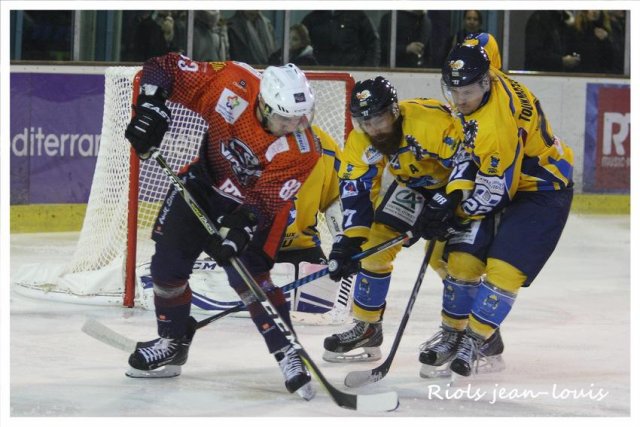 Photo hockey match Montpellier  - Limoges le 20/01/2018