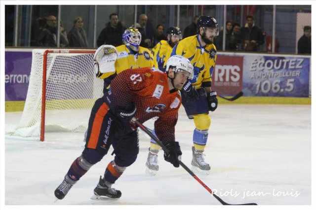 Photo hockey match Montpellier  - Limoges le 20/01/2018
