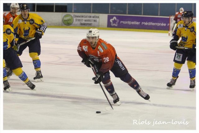 Photo hockey match Montpellier  - Limoges le 20/01/2018