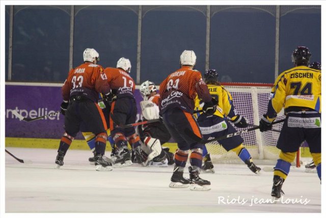 Photo hockey match Montpellier  - Limoges le 20/01/2018