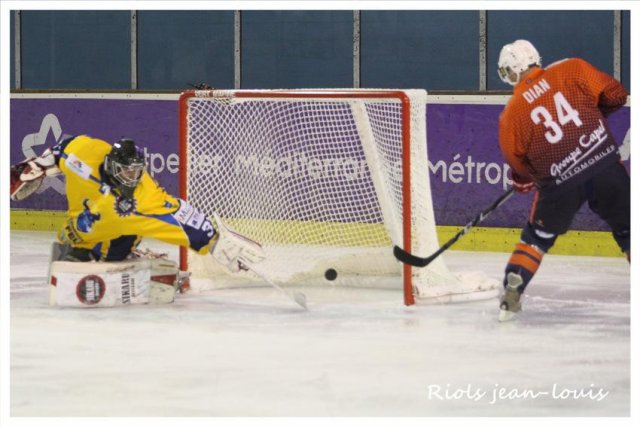 Photo hockey match Montpellier  - Limoges le 20/01/2018