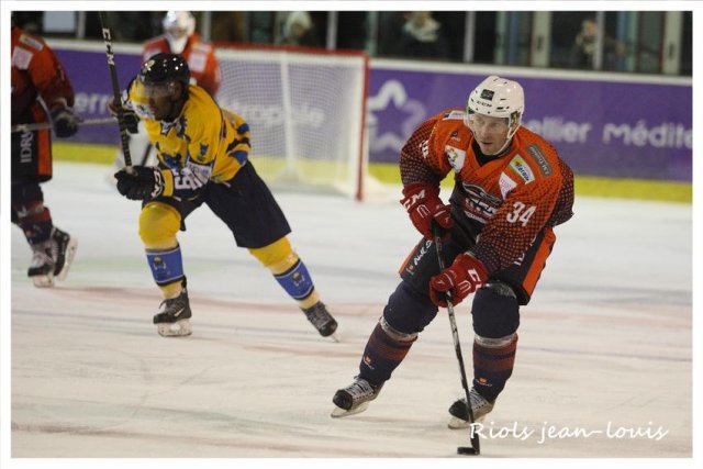 Photo hockey match Montpellier  - Limoges le 20/01/2018