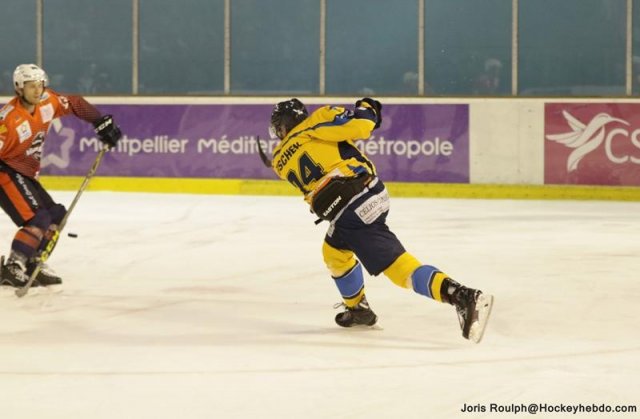 Photo hockey match Montpellier  - Limoges le 20/01/2018