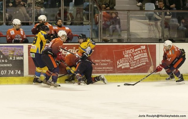 Photo hockey match Montpellier  - Limoges le 20/01/2018