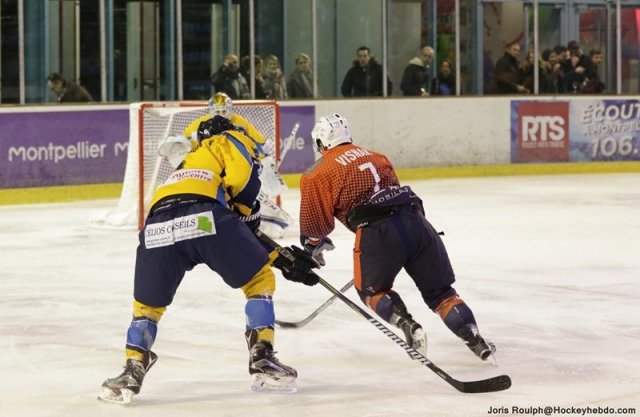 Photo hockey match Montpellier  - Limoges le 20/01/2018
