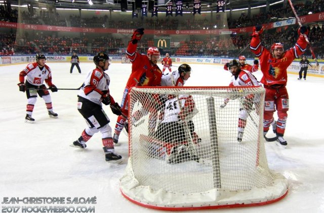 Photo hockey match Grenoble  - Amiens  le 21/01/2018