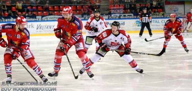 Photo hockey match Grenoble  - Amiens  le 21/01/2018