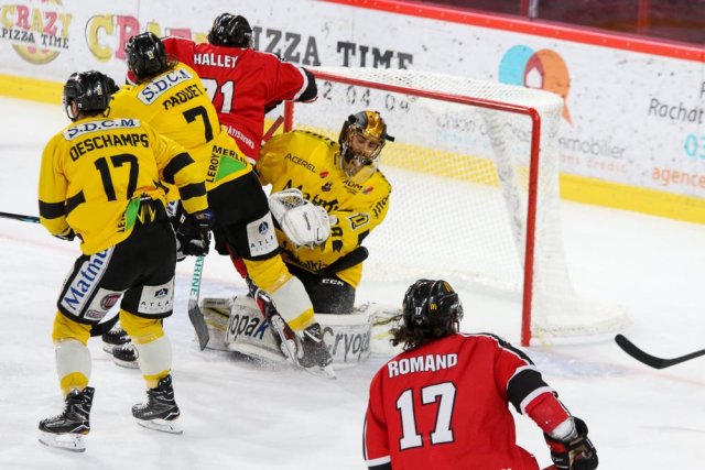Photo hockey match Amiens  - Rouen le 19/01/2018