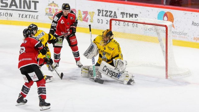 Photo hockey match Amiens  - Rouen le 19/01/2018