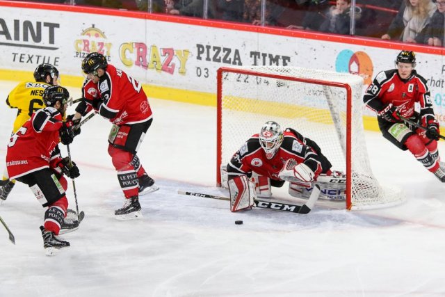 Photo hockey match Amiens  - Rouen le 19/01/2018