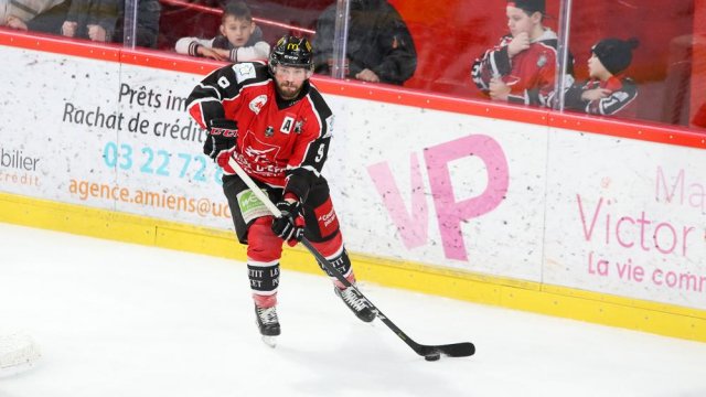 Photo hockey match Amiens  - Rouen le 19/01/2018